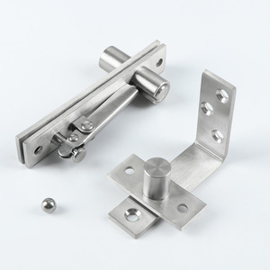 Charnière rotative à 360 degrés en acier inoxydable 304, dissimulée haut et bas, pour portes en bois, design moderne réglable - Product Image 1