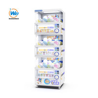 WANGERBAO Gacha Machine Source Usine Douane Triple-pont Gashapon Machine avec Accepteur de Pièces Capsule Gachapon Distributeur Automatique