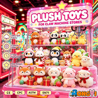 EN STOCK - Peluche moelleuse de 8 pouces, jouet de dessin animé en gros pour machine à griffes, prix de jeu d'arcade, cadeau pour enfant