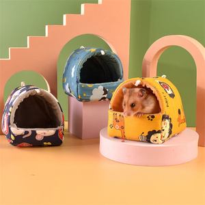 Maisonnette suspendue en coton écologique et tendance pour petits animaux : chiens, <span class=keywords><strong>hamsters</strong></span>, cochons d'Inde, rats, chinchillas et autres. - Product Image 1
