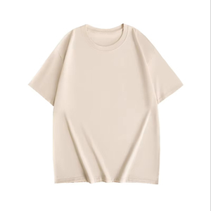 T-shirt da uomo estiva <span class=keywords><strong>a</strong></span> maniche corte in cotone 100% nuova vestibilità ampia di alta qualità per motivi solidi di mezza età e giovani - Product Image 1
