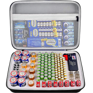 Custom Battery Organizer Storage Case with Battery Tester Containers Box Holder for Batteries