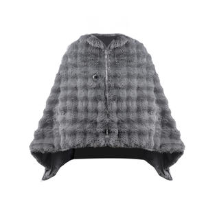 بطانية صوف أرنب ناعمة للغاية وعصرية 100% بوليستر، بطانية فلانيل سميكة حرارية، بطانية خفيفة الوزن من المخمل المرجاني للسفر - Product Image 4