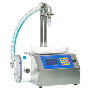 Petite machine de remplissage à pompe doseuse pour transfert de liquides, idéale pour la mélasse, les sauces, les pâtes et le lait - Product Image 3