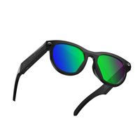 Occhiali Intelligenti AI con Fotocamera HD 2MP, Chiamate Bluetooth, Assistente Vocale Chat GPT, Lettore Musicale, Traduttore, Occhiali da Sole Smart per Donne M88 M89
