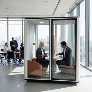 Cabina de Oficina Móvil Insonorizada, Módulos de Reuniones, Cabina Telefónica, Cabina de Estudio, Cabina Insonorizada <span class=keywords><strong>para</strong></span> Oficina - Product Image 1