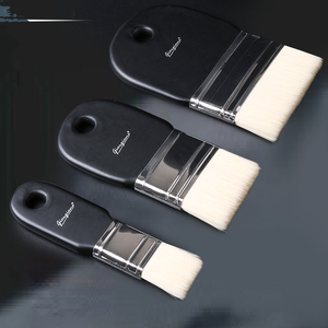 Pennelli per Artisti Giorgione 25MM 50MM 75MM a Forma <span class=keywords><strong>Piatta</strong></span> con Manico in Legno e Ghiera in Alluminio Argento per Pittura - Product Image 3