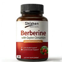 Berbérine, Cannelle de Ceylan, Santé Cardiovasculaire, Bien-être du Foie et Digestif, Supplément à Puissance Maximale, Ingrédients Naturels