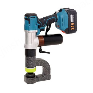 Mzs-25 Nouveauté : Perforatrice à acier portable 6T, 110V/220V 50Hz/60Hz, hydraulique électrique, moteur à engrenages, puissance 1 kW, garantie 3 ans - Product Image 1