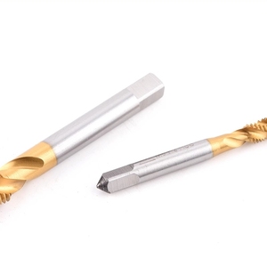 Tornillo de ranura de flauta en espiral HSS, rosca de revestimiento TICN de estaño que contiene cobalto, grifo de máquina de grifo de acero inoxidable, 2. - Product Image 2