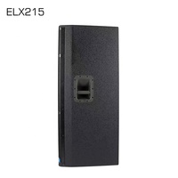 Système audio professionnel ELX215 à 2 voies, 8 ohms, en bois, double haut-parleur de 15 pouces, système de sonorisation passif pour divertissement, système de sonorisation extérieur