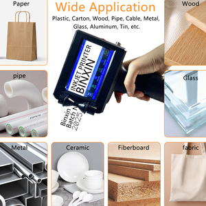 Imprimante <span class=keywords><strong>jet</strong></span> d'encre portable pour <span class=keywords><strong>logo</strong></span>, texte, numéro de lot, code QR, code-barres, pour boîtes en plastique et métal - Product Image 6