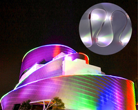 Éclairage de façade architecturale, éclairage paysager, décoration extérieure festive, contrôlé par DMX512, étanche IP68, RGB pour avant-toits
