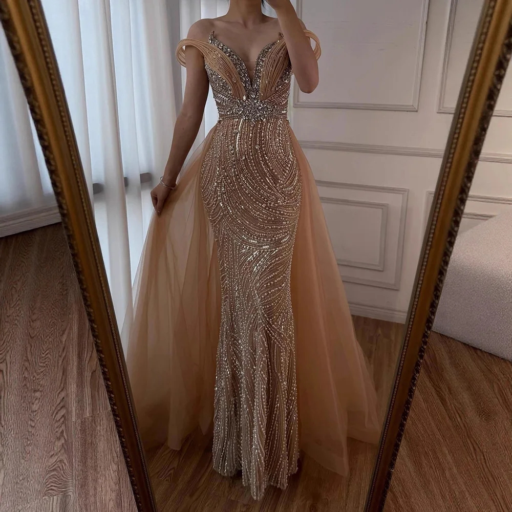 maxi bodycon dress formal Bodycon Collection Women's Tan Brown Maxi Wrap Dress, Polyester, Adjustable Straps, Ruched, Female main image 0