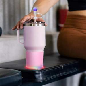 Glow <b>Boot</b> 40oz 30oz for Stanley Cup Glow Straw <b>Cover</b> Cap for Tumblers Silicone Straw <b>Cover</b> Topper & Silicone <b>Boot</b> - Product Image 6