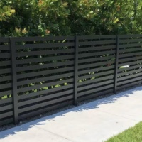 Panneaux de clôture en aluminium pour villa, revêtement poudré ultra-résistant, 1,8 m, pour projets de clôtures de jardin extérieures, treillis et portails