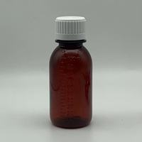 Bouteilles de sirop contre la toux en plastique de médecine liquide vide pour animaux de compagnie de 60ml 100ml 200ml