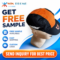 Casquette de cyclisme personnalisée avec logo pour hommes et femmes, respirante, anti-humidité, séchage rapide, pour la course en extérieur et le vélo