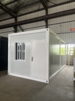 Contenedor de Acero para Garaje, Casa Prefabricada, Edificio Modular de 20 pies y 40 pies para Campamentos de Trabajadores, Oficinas y Baños