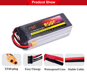 Аккумулятор LiPo RC Hobby 8000 мАч 2S 3S 4S 6S для радиоуправляемых моделей автомобилей, самолетов и FPV дронов - Product Image 2