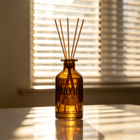 Diffuseur de parfum personnalisé avec logo Daxin, flacon unique de luxe en verre givré, diffuseur à bâtonnets, conteneur de 150 ml, flacon diffuseur de parfum pour voiture