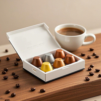 Emballage de boîte-cadeau de capsule de café de dosette de tasse de carton de papier d'impression personnalisée pour la capsule de café