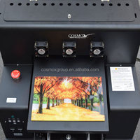 Printer UV Flatbed L805 Ukuran A3 Laris Manis, Printer UV Flatbed 30*50CM untuk Cetak Bola Golf, Akrilik, Kaca, Logam, PC, PVC