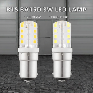 B15 Ba15d tiết kiệm năng lượng dẫn Ngô Silicone Đèn với 32 SMD2835 hạt 3W 220V 110V Nguồn ánh sáng G4 Cơ sở loại 360 độ bảo hiểm - Product Image 2