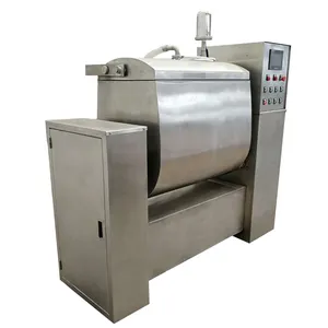 China factory price 50kg 100kg 200kg vacuum heavy horizontal dough kneading machine Mixer for industrial