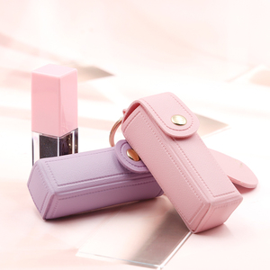 <span class=keywords><strong>Estuche</strong></span> de labios al por mayor con bolsa de cosméticos de espejo Bolsa de maquillaje de almacenamiento de labios Lápiz labial de <span class=keywords><strong>mujer</strong></span> Aceite de labios - Product Image 3