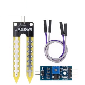 LM393 เครื่องวัดความชื้นในดิน เซ็นเซอร์ตรวจจับความชื้น โมดูลบอร์ดพัฒนา DIY หุ่นยนต์ รถสมาร์ท F891 - Product Image 1