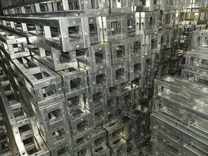 โครงเหล็กแบบโมดูลาร์ฉากหลังงานแต่งแท่นแสดงโฆษณางานโครงสร้างรองรับโลหะชุบสังกะสีแบบทนทานขนาด10ซม. - Product Image 6