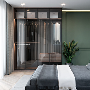 Poignées coulissantes modernes en fibre dorée pour portes en verre, placards, étagères de rangement pour vêtements, tiroirs, armoires <span class=keywords><strong>avec</strong></span> rideaux - Product Image 1