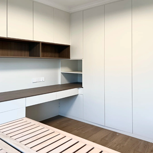 <span class=keywords><strong>Armoire</strong></span> de chambre d'enfant moderne personnalisée, <span class=keywords><strong>lit</strong></span>, bureau intégrés, combinaison de rangement gain de place et écologique - Product Image 1