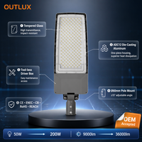 Luz de Seguridad LED para Exteriores con Sensor, IP66 Impermeable, COB LED, de Aluminio, para Iluminación de Calles