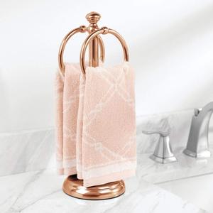 Portasciugamani <span class=keywords><strong>da</strong></span> Lavabo Autoportante - Portasciugamani a 2 Anelli Indipendente - Product Image 6