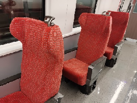 Asiento acolchado suave de clase ejecutiva de lujo para trenes de alta velocidad Opción de tamaño simple o doble Piezas y accesorios de <span class=keywords><strong>tren</strong></span> - Product Image 3