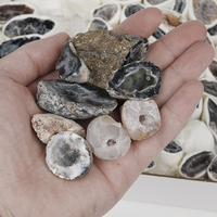Großhandel Cluster Kristalle Druzy Achat in Scheiben geschnitten Geode Stone Box Set für die Heilung Kristall Home Decoration