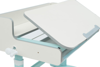 Table d'étude ergonomique pour enfants à hauteur réglable avec étagère intégrée, design moderne en bois pour la maison, le bureau, la chambre et l'école