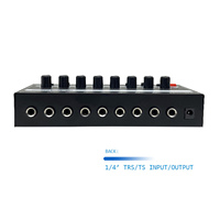Amplificateur de casque de monitoring stéréo HA800S, 8 canaux, 1 entrée 8 sorties, distributeur de signal