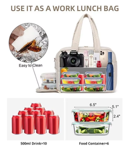 Borsa Termica per Pranzo OEM, Grande Borsa Imbottita con Scomparti per Pasti, per Adulti - Product Image 4