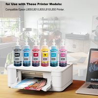 Chinamate 673 T673 T6731 - T6736 Premium Compatible botella a granel tinta de recarga a base de agua para impresora Epson L805 L800 L1800 L850