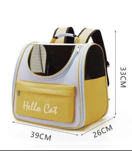 Bolsa Portátil Grande e Leve <span class=keywords><strong>Anti</strong></span>-Risco para Gatos e Cães Pequenos com Bolso, Mochila Moderna e Bonita para Animais de Estimação com Fecho de Zíper - Product Image 5