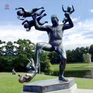 Открытый парк голая злая Скульптура бронзовая статуя - Product Image 5