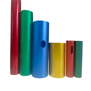 Tube rond et tuyau pliable en aluminium anodisé - Product Image 1