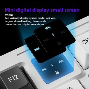 LangTu T98 cơ khí chơi game Bàn phím không dây tri-chế độ với màn hình Gasket cấu trúc RGB hot-trao đổi bàn phím tùy chỉnh ODM/OEM - Product Image 4