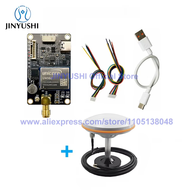 UM980 Module GNSS Unicore Multi-frequency High Precision Base RTK Receiver GPS/BDS/GLONASS/Galileo/QZSS Replace ZED-F9P