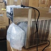 Machine à glace en flocons de neige en acier inoxydable 304 de qualité commerciale avec refroidissement par air 220V/380V