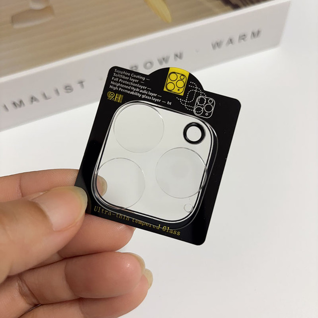 High Quality Clear for iPhone 16 Pro Max Lens Protector Tempered Glass Back Camera Screen Protector