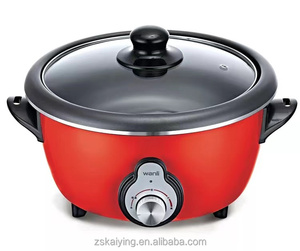 Casserole multifonctionnelle 3/4/6 L multicolores avec couvercle en verre trempé, idéale pour la maison et les autres utilisations. - Product Image 2